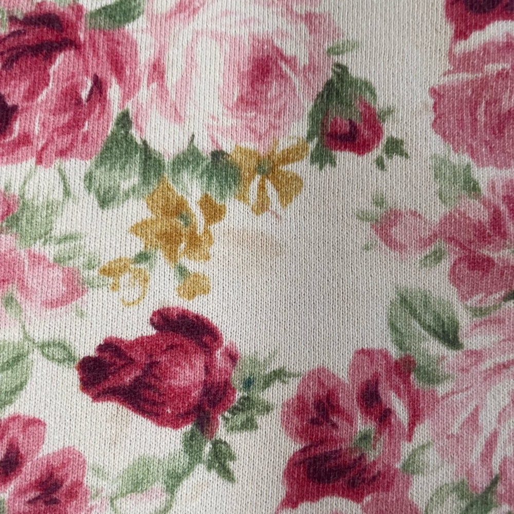 Teddy Fresh 100% cotton floral hoodie with embroidered logo, unisex size small. - Picture 9 of 9